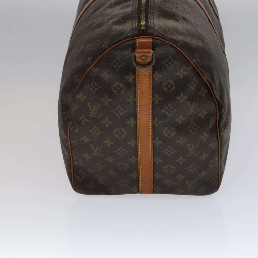 Louis Vuitton Keepall Bandouliere Bag Brown Canvas Good condition - Inside View