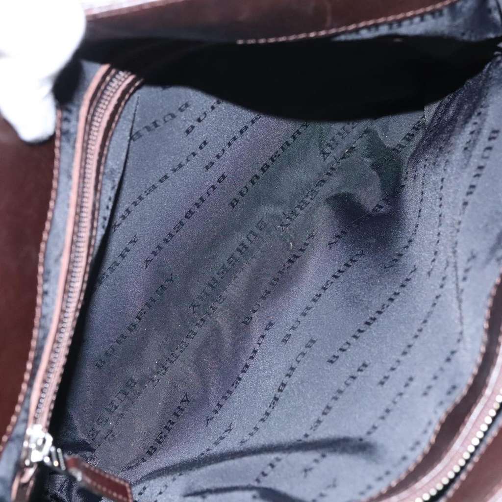 Burberry Nova Check Tote Beige Canvas Good condition - Box View