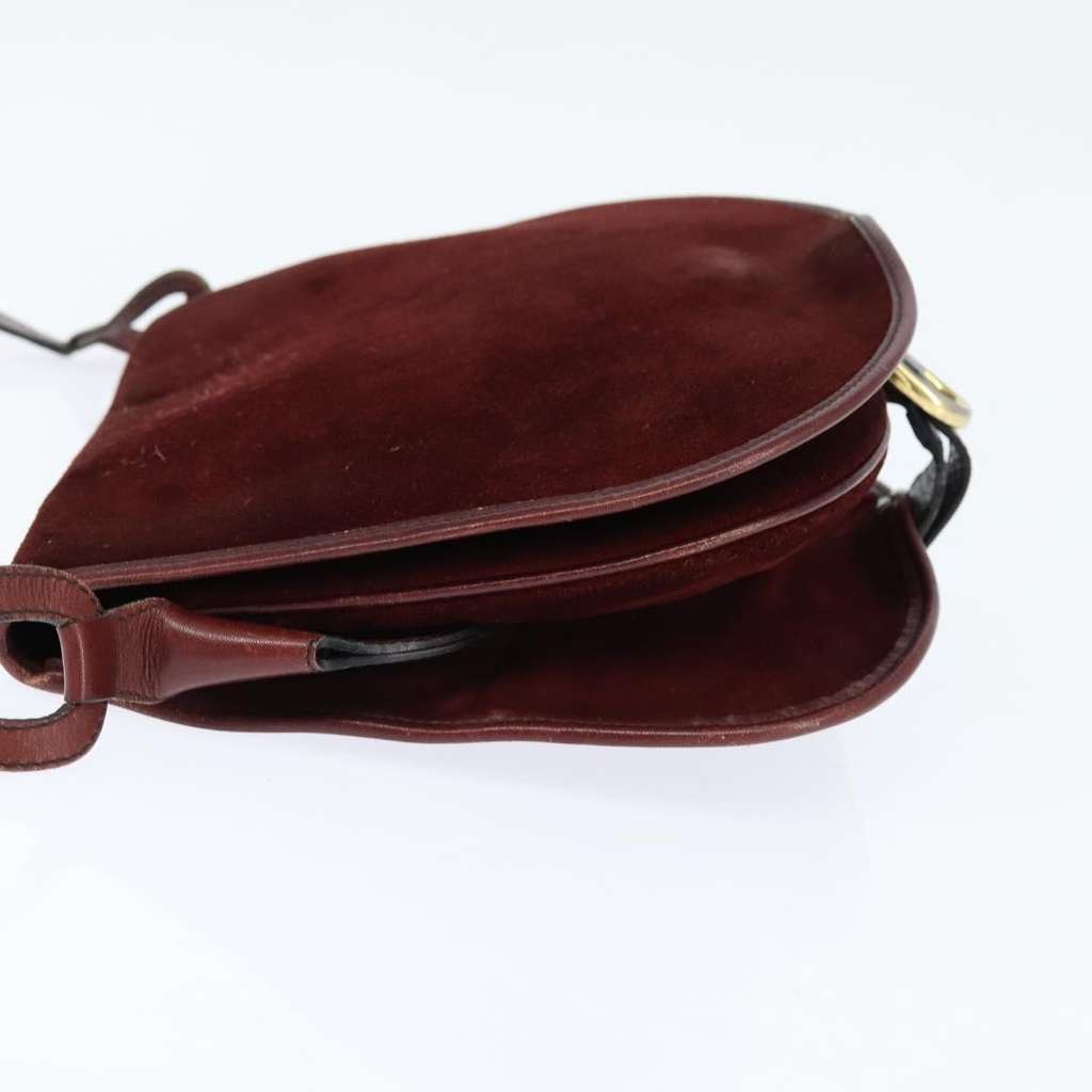 Balenciaga Shoulder Bag Burgundy Suede Very good condition - Inside View