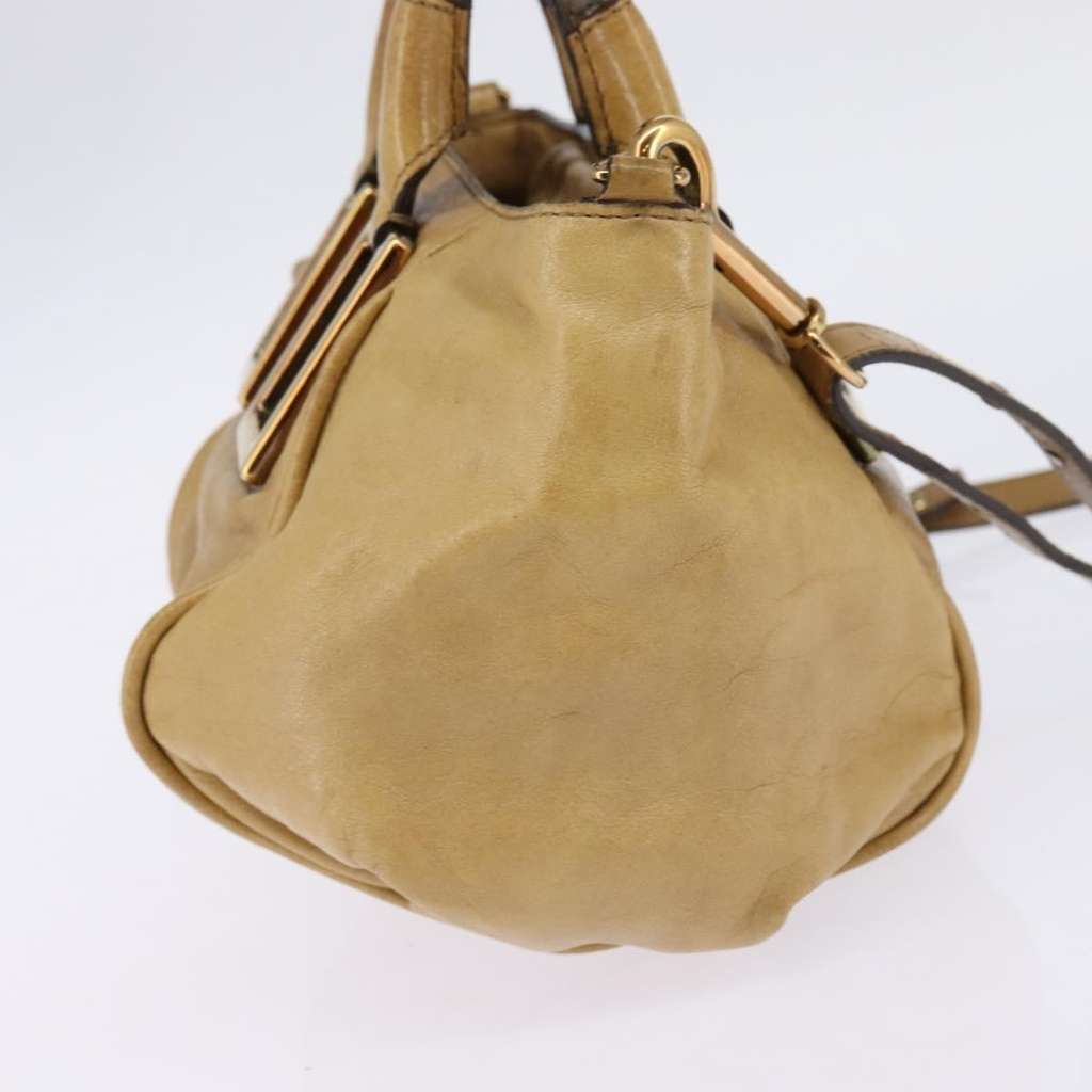 Chloe Ethel Handbag Beige Leather Very good condition - Inside View