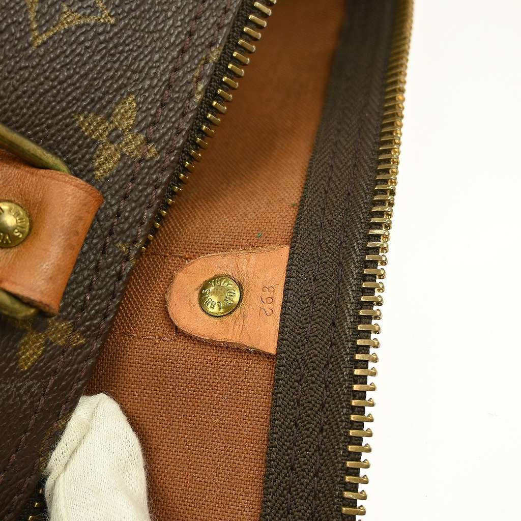 Louis Vuitton Keepall Bag Brown Canvas Very good condition - Box View