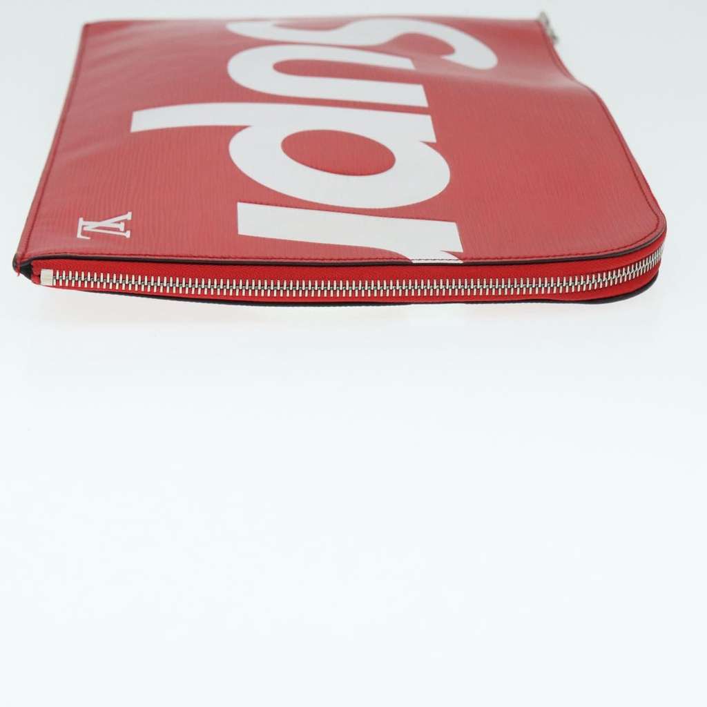 Louis Vuitton Pochette Jour Red Leather Very good condition - Inside View