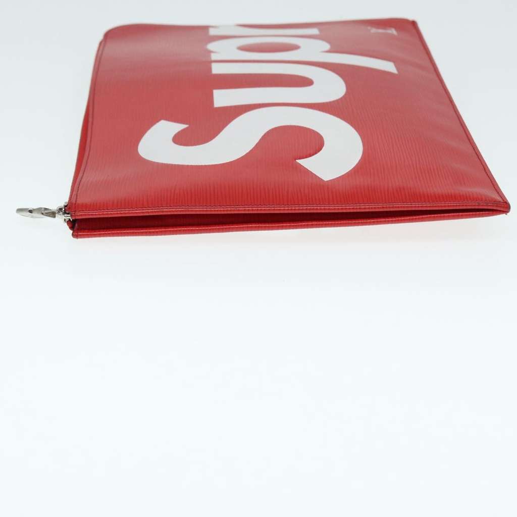 Louis Vuitton Pochette Jour Red Leather Very good condition - Model View