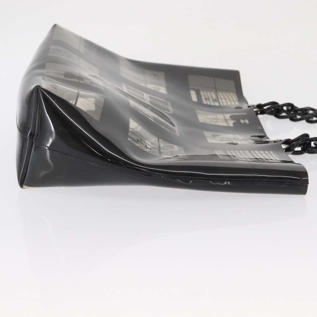 Chanel Coco Window Tote Black Plastic Very good condition - Inside View