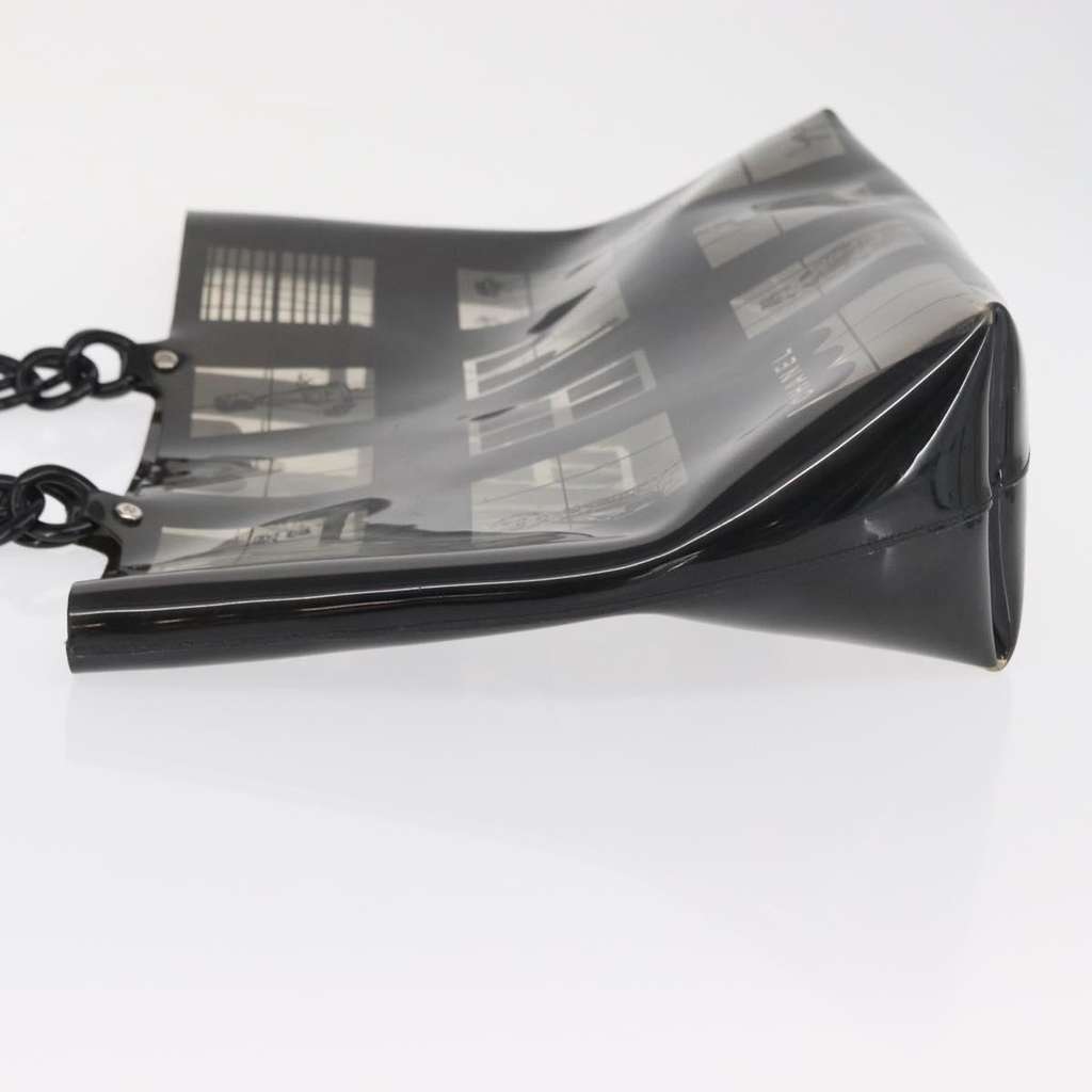 Chanel Coco Window Tote Black Plastic Very good condition - Model View