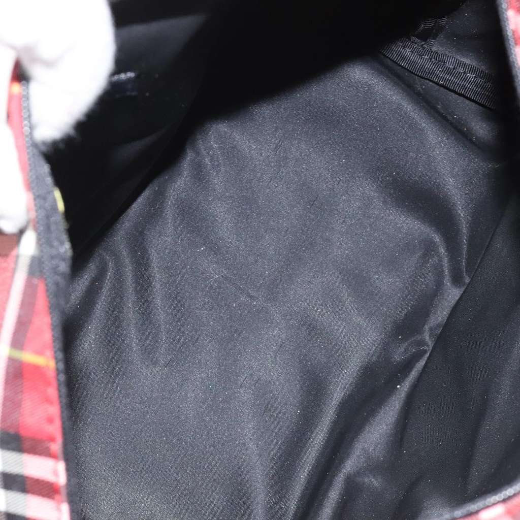 Burberry Nova Check Handbag Red Very good condition - Box View