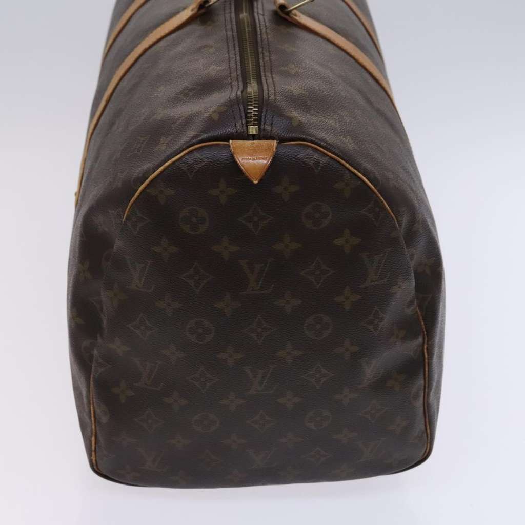 Louis Vuitton Keepall Bag Brown Canvas Good condition - Model View