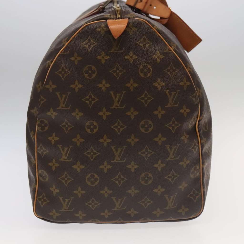 Louis Vuitton Keepall Bag Brown Canvas Good condition - Model View