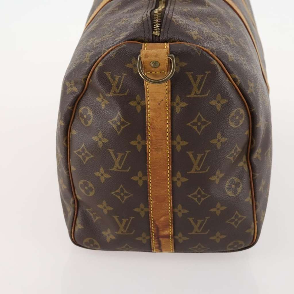 Louis Vuitton Keepall Bandouliere Bag Brown Canvas Good condition - Inside View
