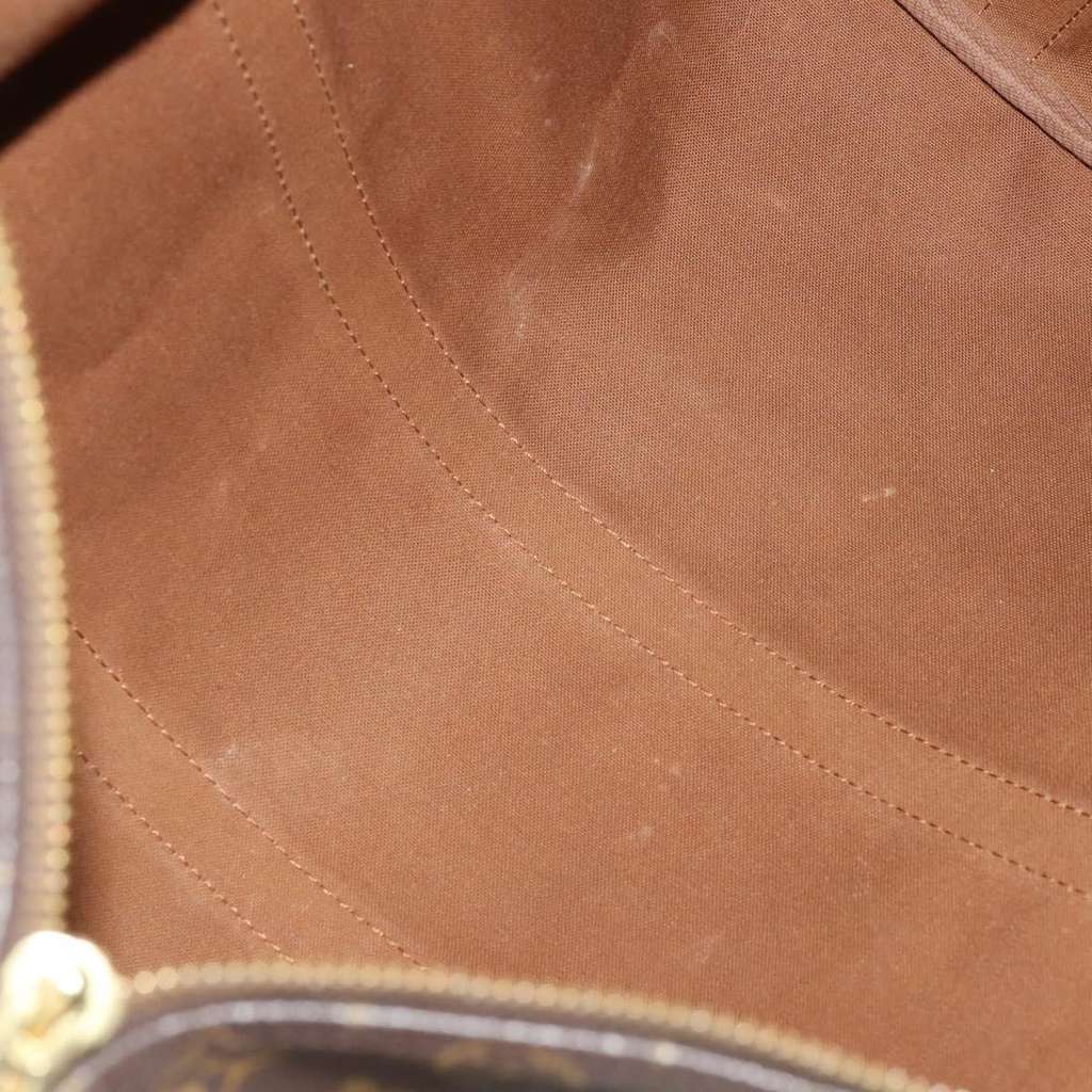 Louis Vuitton Keepall Bandouliere Bag Brown Canvas Good condition - Box View