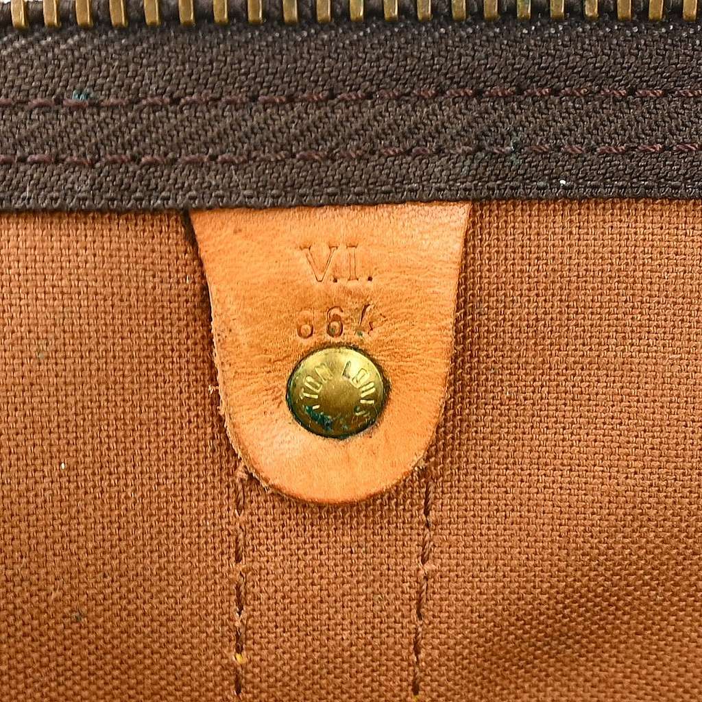 Louis Vuitton Keepall Bag Brown Canvas Very good condition - Box View