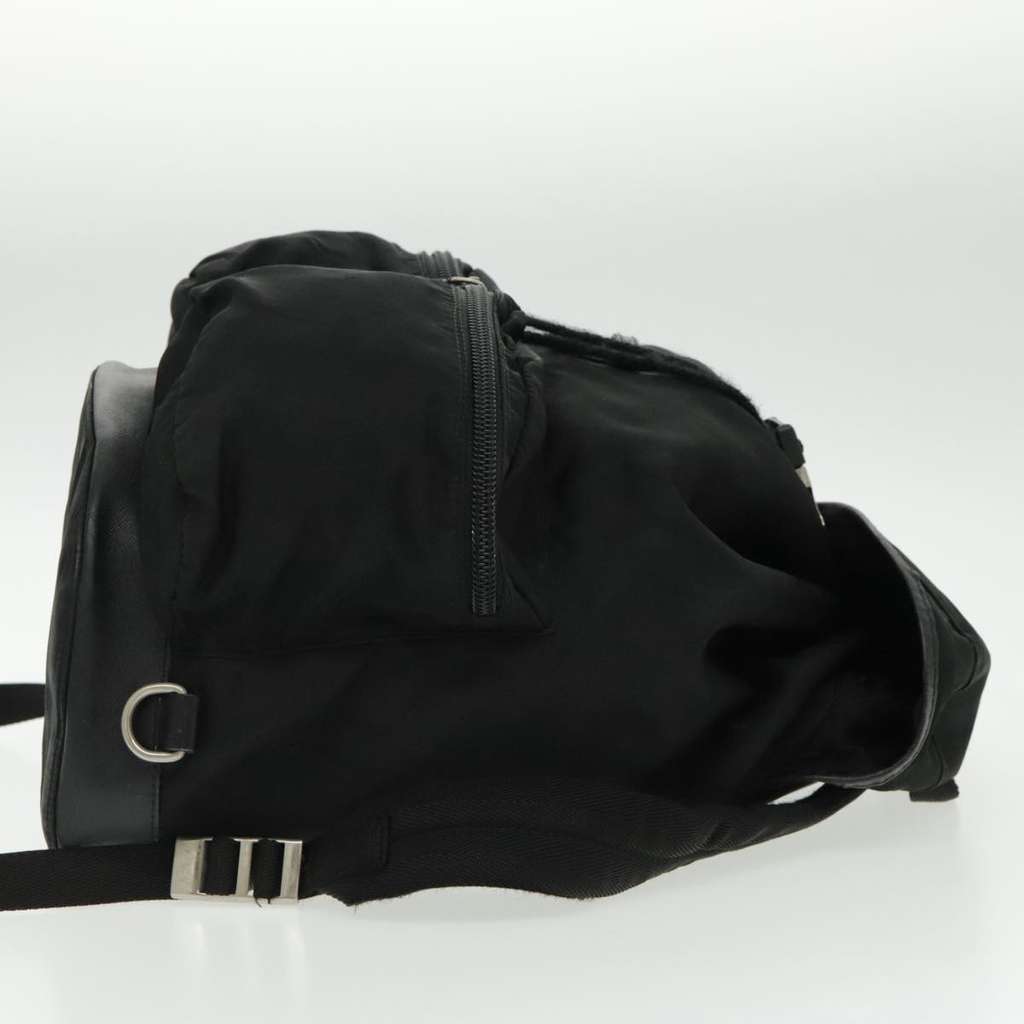 Prada Double Front Pocket Backpack Black Good condition - Model View