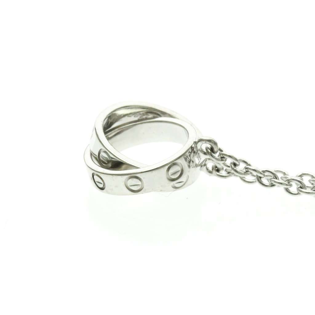 Cartier Love Interlocking Necklace Silver Very good condition - Inside View