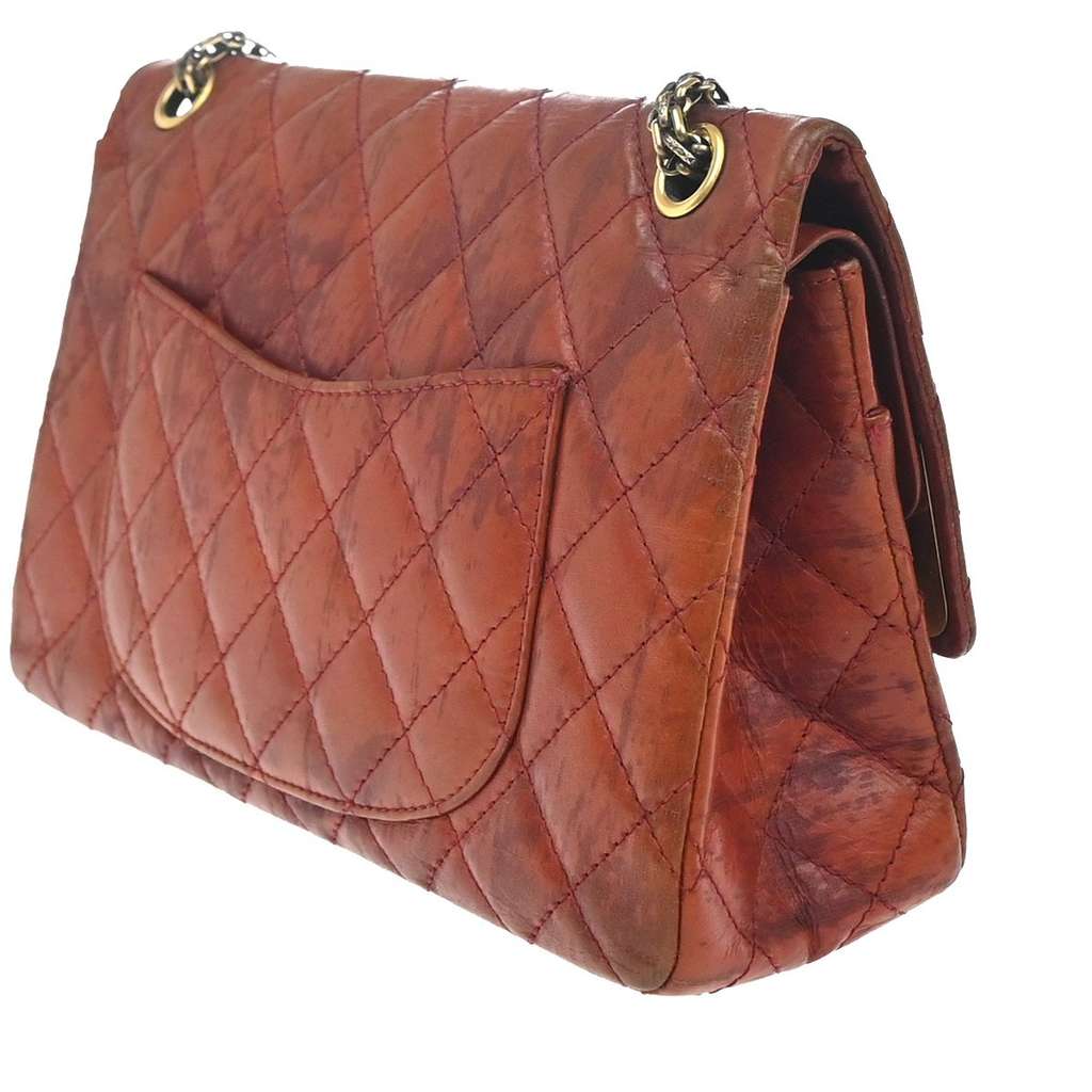 Chanel Paris-Shanghai Icons Reissue 2.55 Flap Bag Brown Leather Very good condition - Model View