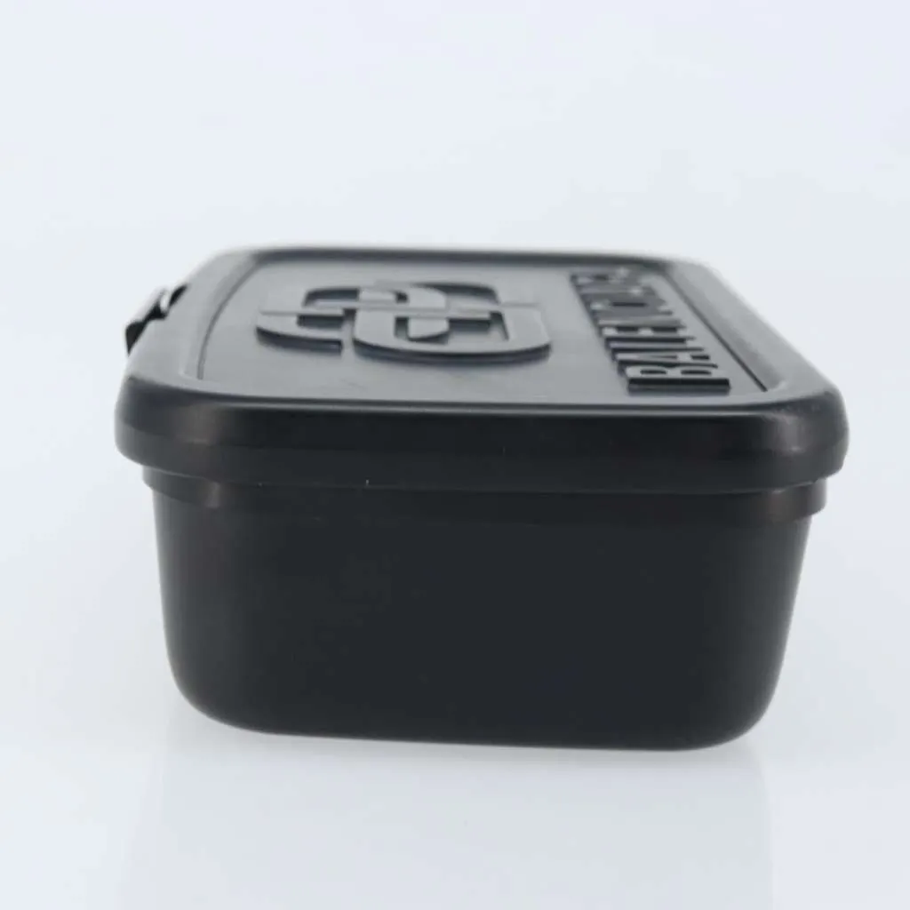 Balenciaga Logo Lunch Box Bag Black Plastic Good - Model View