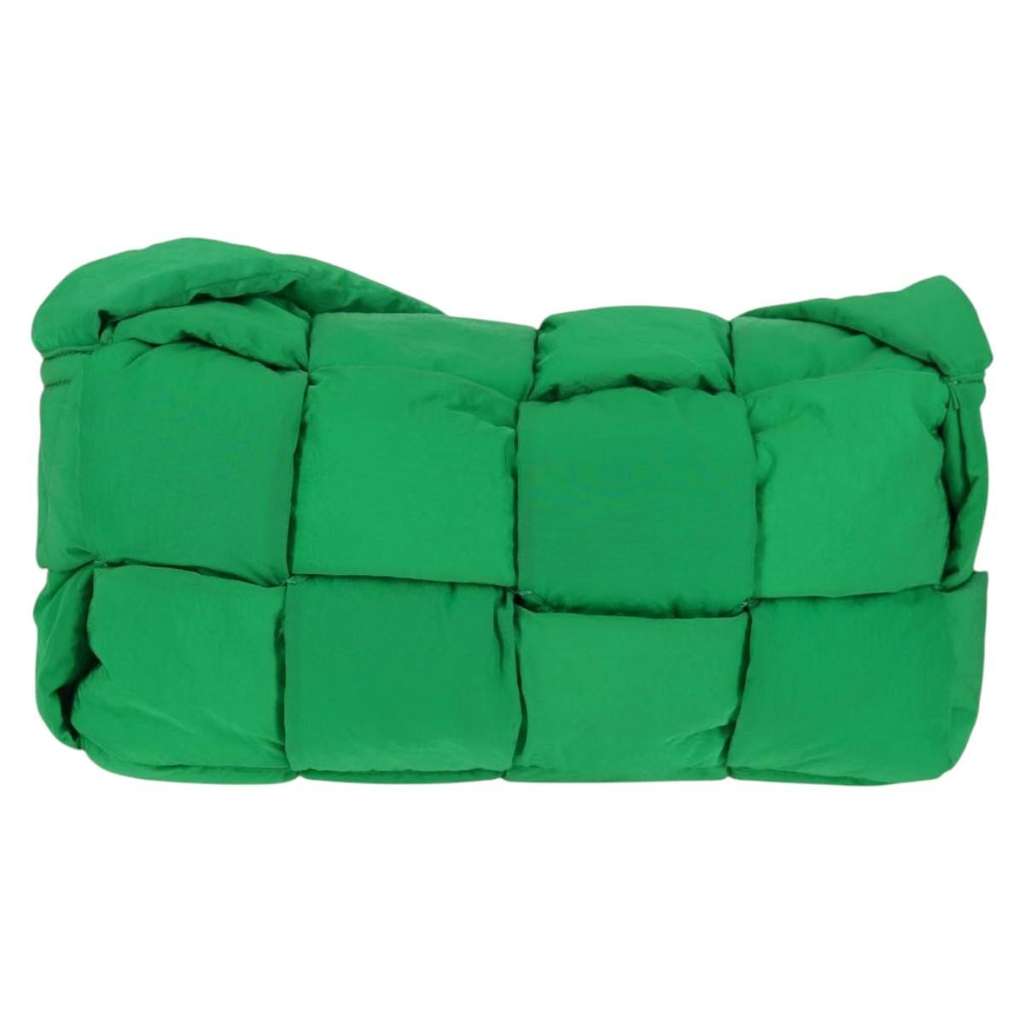 Bottega Veneta Padded Tech Cassette Crossbody Bag Green Very good condition - Back View