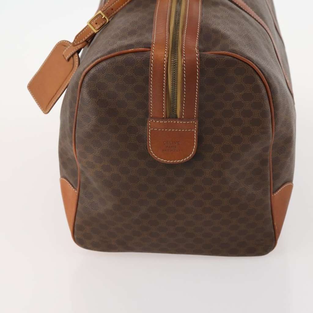 Celine Vintage Macadam Boston bag Brown Canvas Very good condition - Inside View