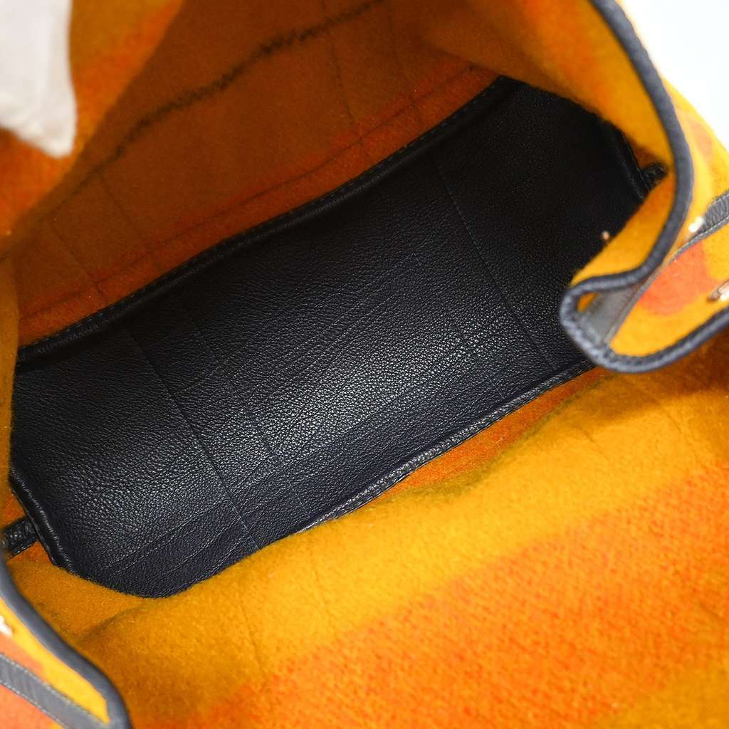 Hermès Garden Party Tote Brown Wool Very good condition - Inside View