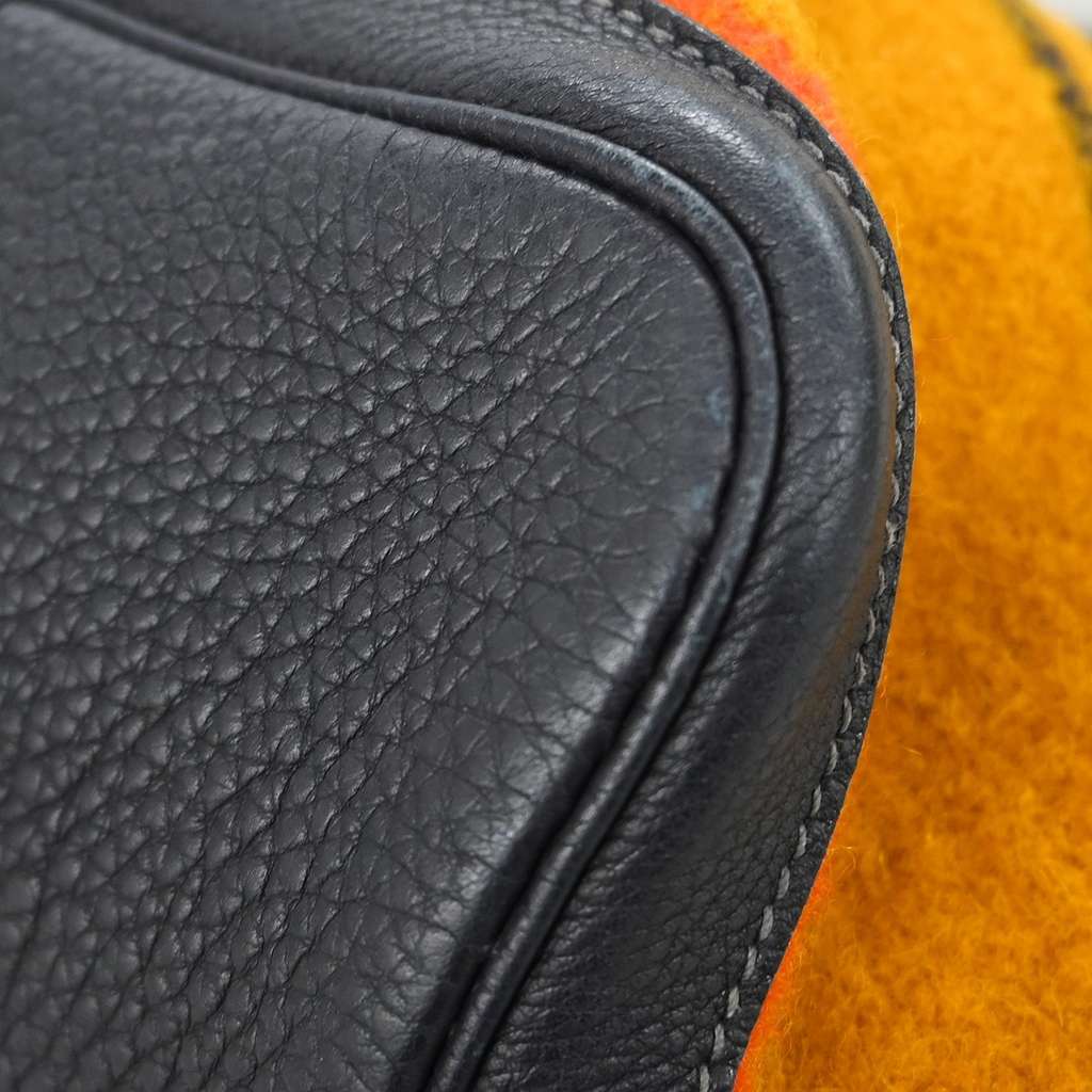 Hermès Garden Party Tote Brown Wool Very good condition - Box View