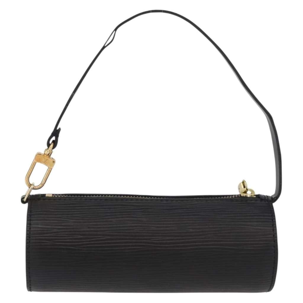 Louis Vuitton Soufflot Pochette Black Leather Very good condition - Back View