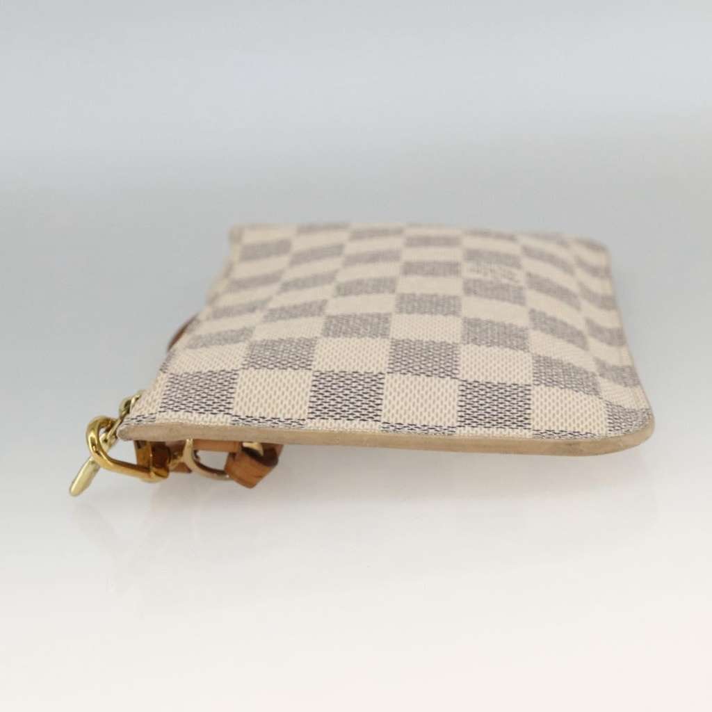 Louis Vuitton Neverfull Pochette White Canvas Very good condition - Model View