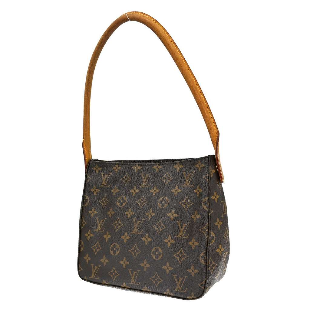 Louis Vuitton Monogram Looping Handbag Brown Canvas Good condition - Back View