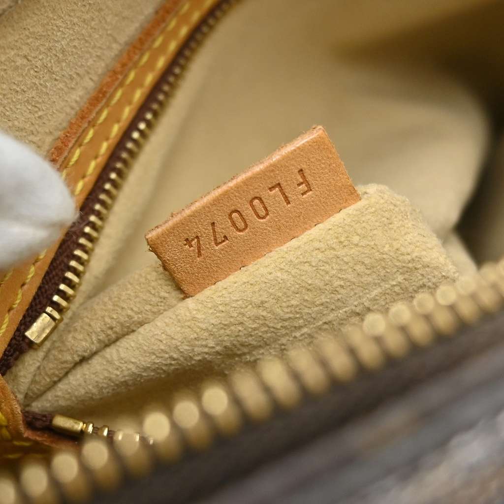 Louis Vuitton Monogram Looping Handbag Brown Canvas Good condition - Box View