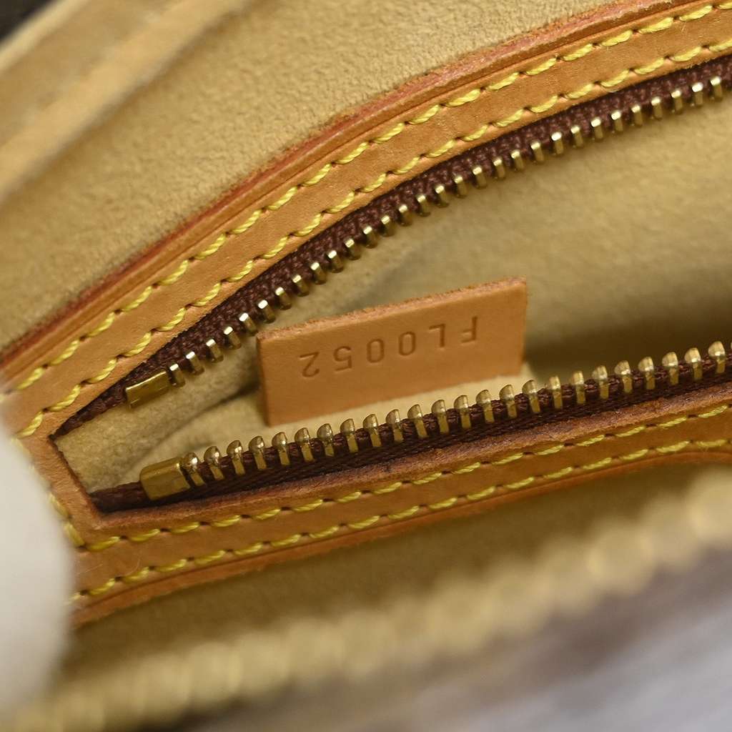 Louis Vuitton Monogram Looping Handbag Brown Canvas Good condition - Box View