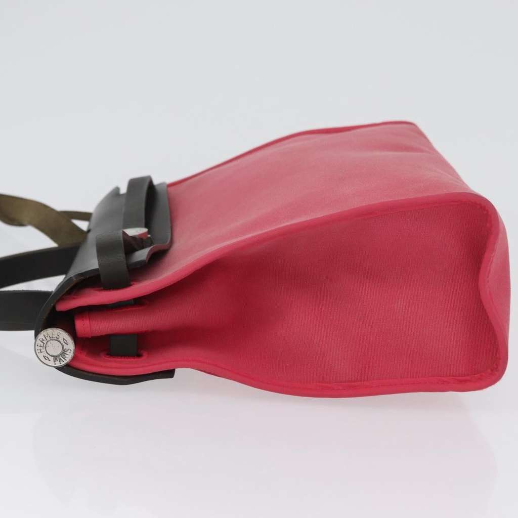 Hermès Herbag Zip Pink Canvas Good condition - Model View