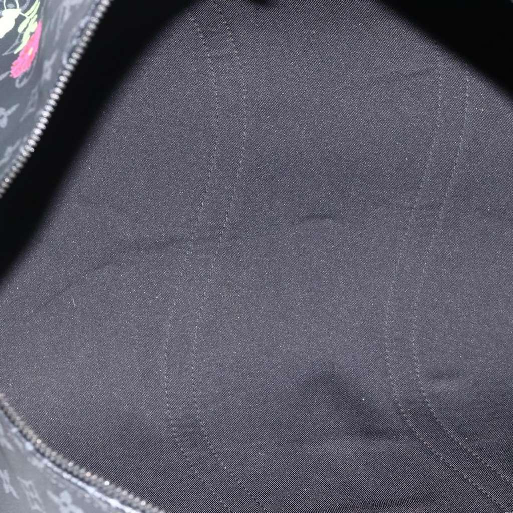 Louis Vuitton Keepall Bandouliere Bag Black Canvas Good condition - Box View