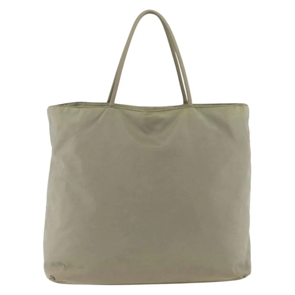Prada Vintage Tote Beige Fair - Back View