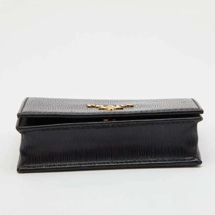 Prada Saffiano Black Leather Never worn - Model View