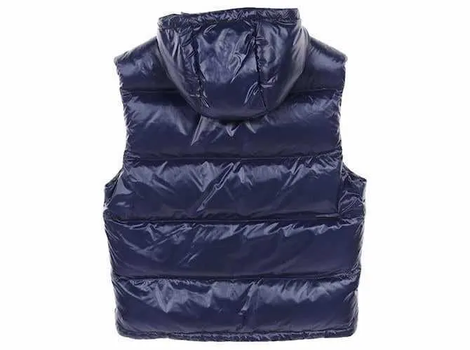 Prada Down vest jacket Navy Never worn, with tag - Back View