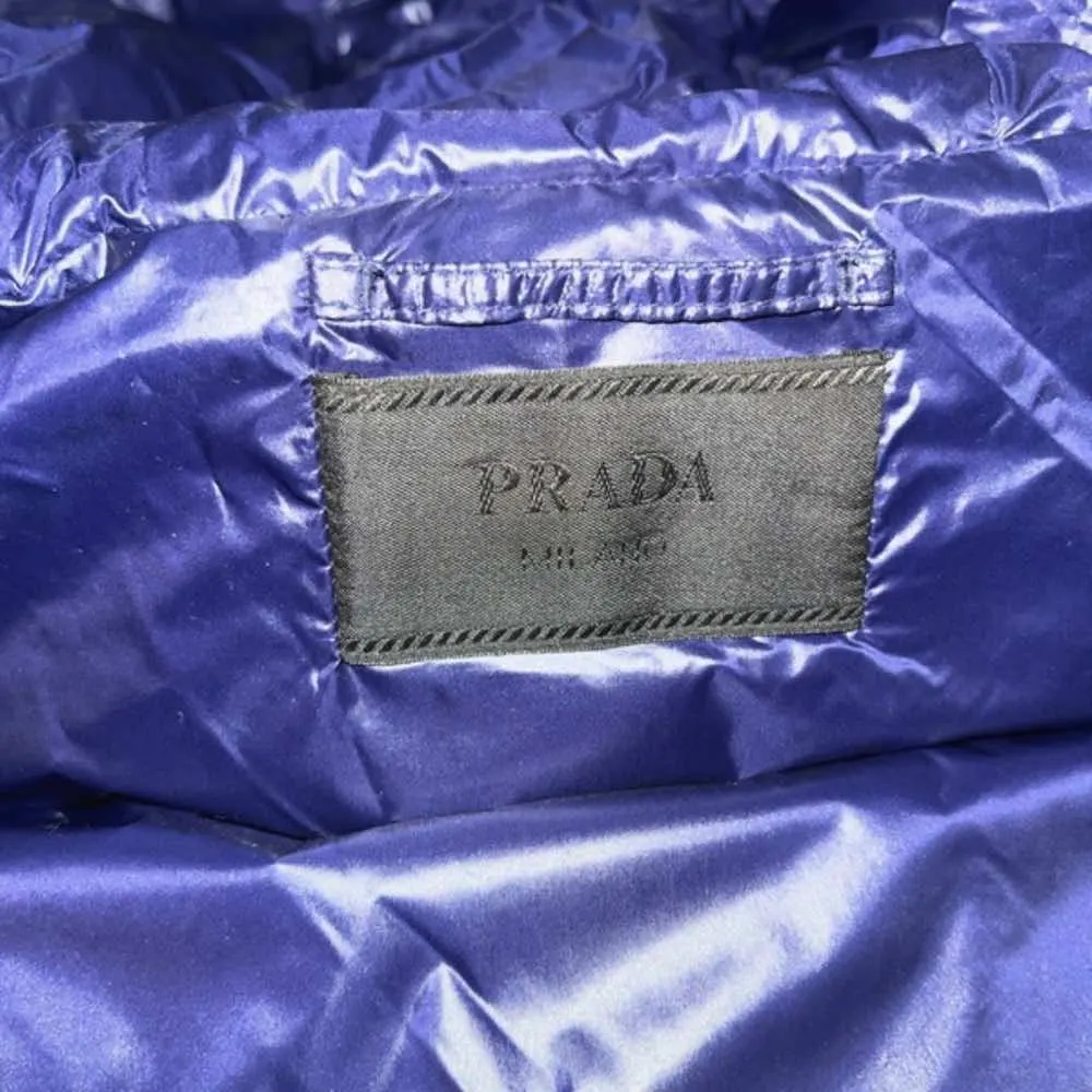 Prada Down vest jacket Navy Never worn, with tag - Box View