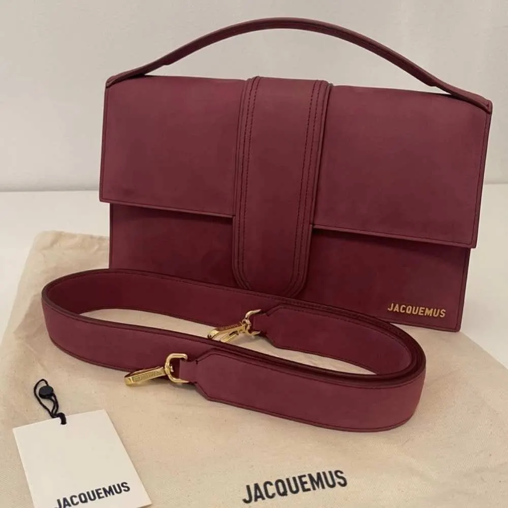 Jacquemus Bambino Grey Suede Never worn, with tag - Inside View