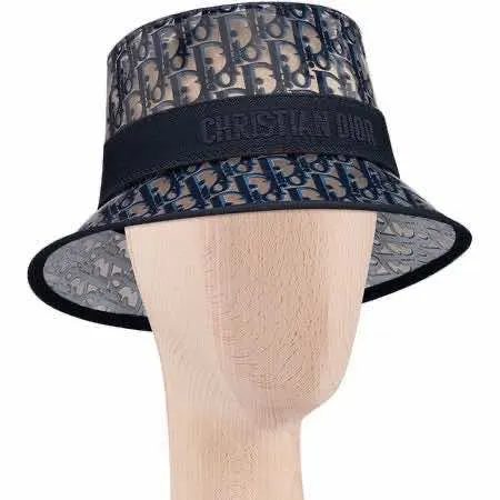 Dior French à petit bord Navy Plastic Very good - Front View