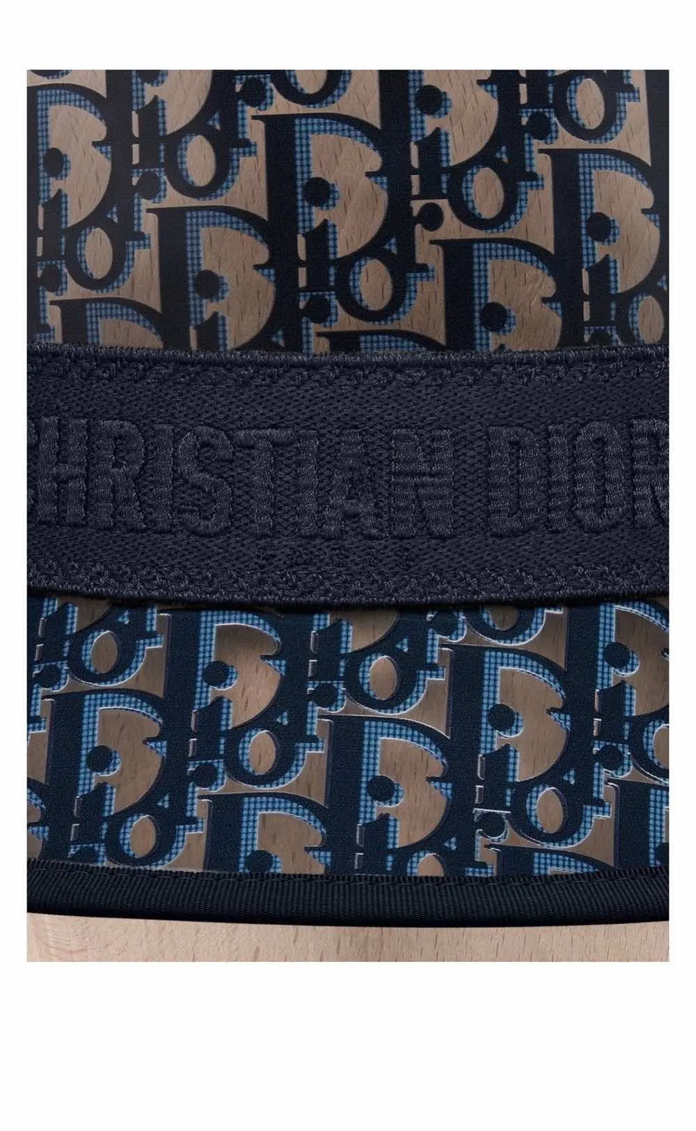 Dior French à petit bord Navy Plastic Very good - Model View