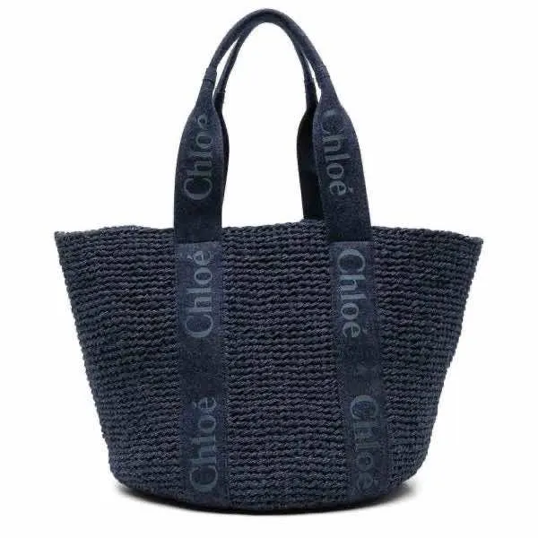 Chloé Woody Navy Never worn, with tag - Front View