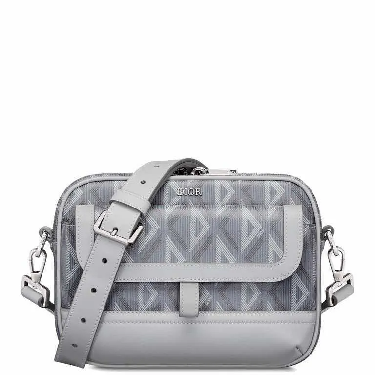 Dior Hit the road Grey Leather Never worn, with tag - Front View