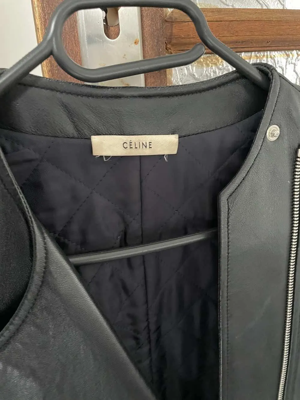 Celine Biker Black Leather Very good - Inside View