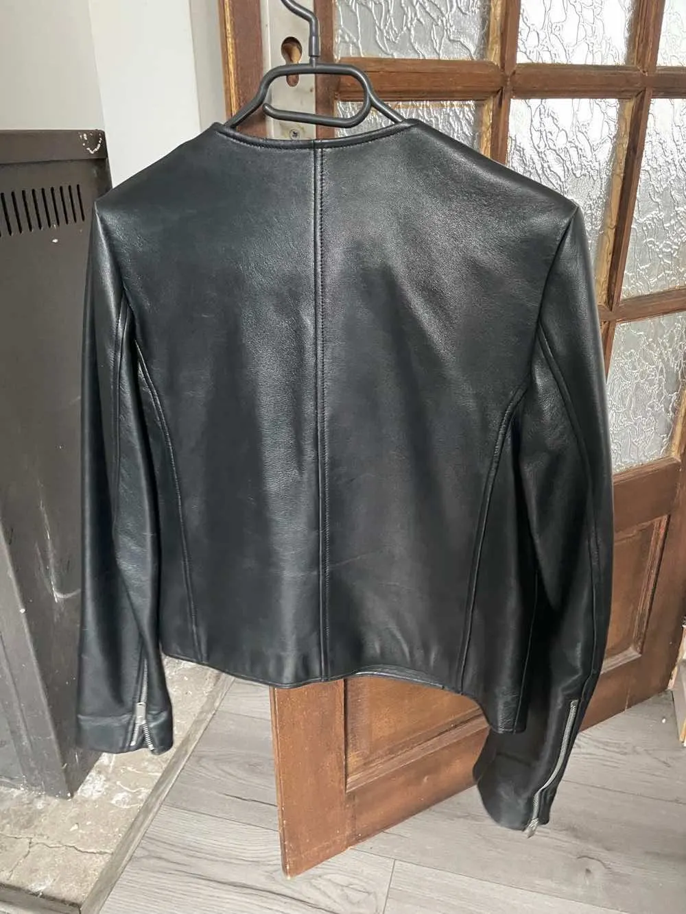 Celine Biker Black Leather Very good - Model View