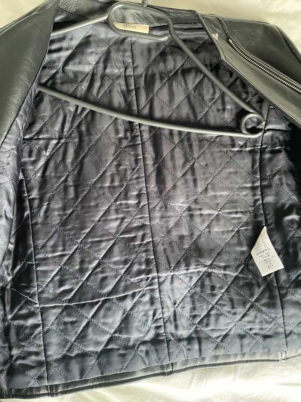 Celine Biker Black Leather Very good - Box View