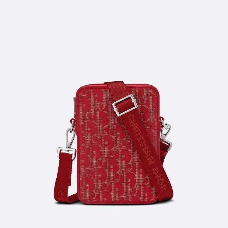 Dior Galaxy World Tour Red Leather Never worn, with tag - Inside View