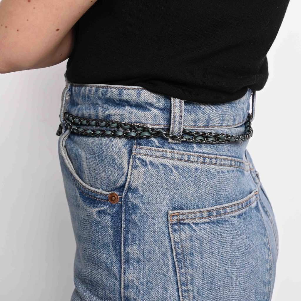 Chanel Double Wrap Belt Chain  - Side view