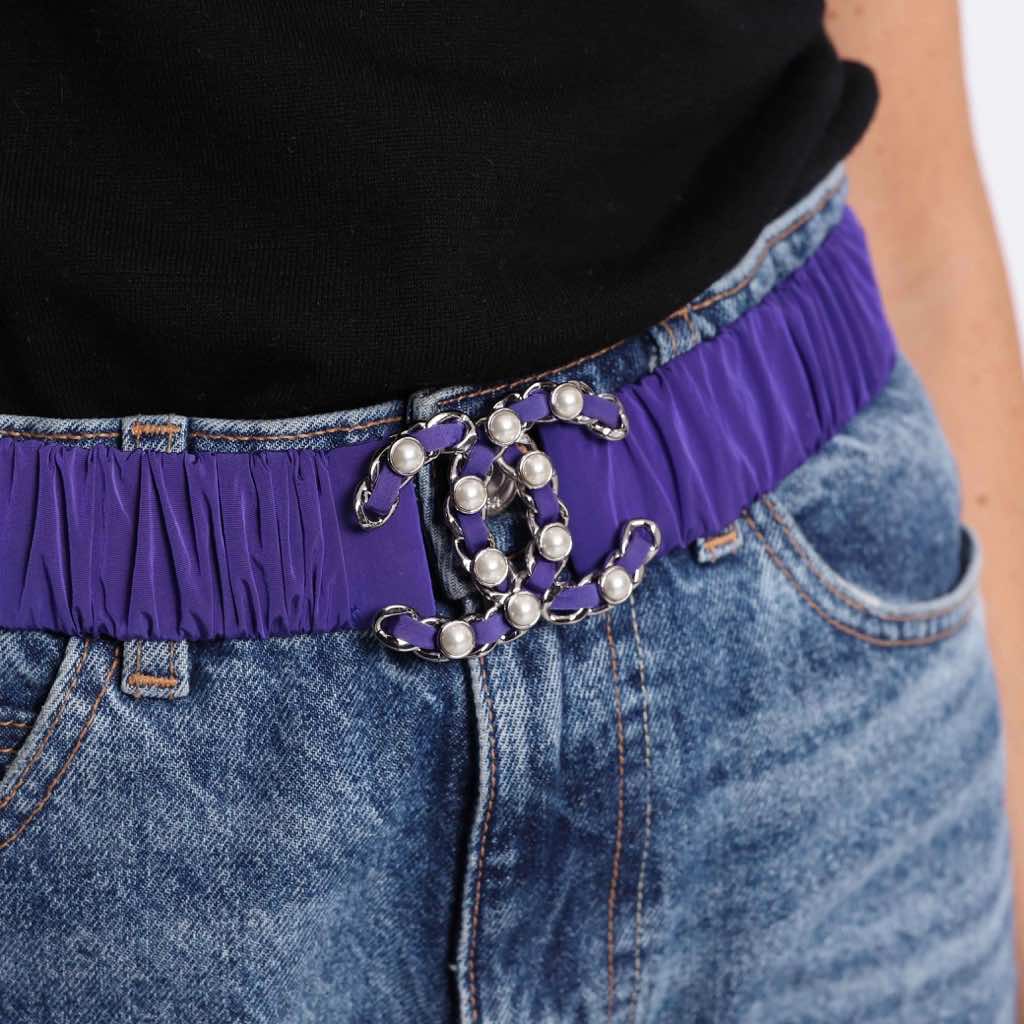 Chanel Nylon elastane belt - Image 6