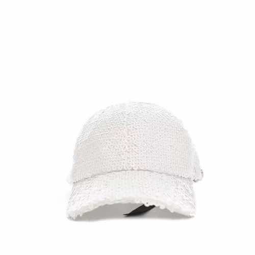 Chanel White sequin cap