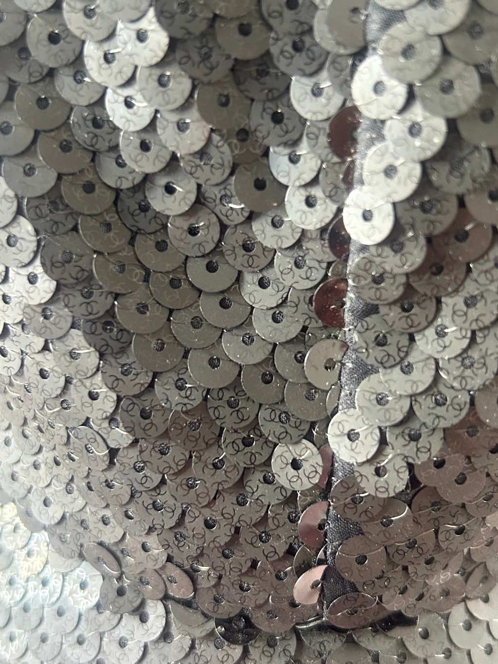 Chanel Black sequin cap - Side view