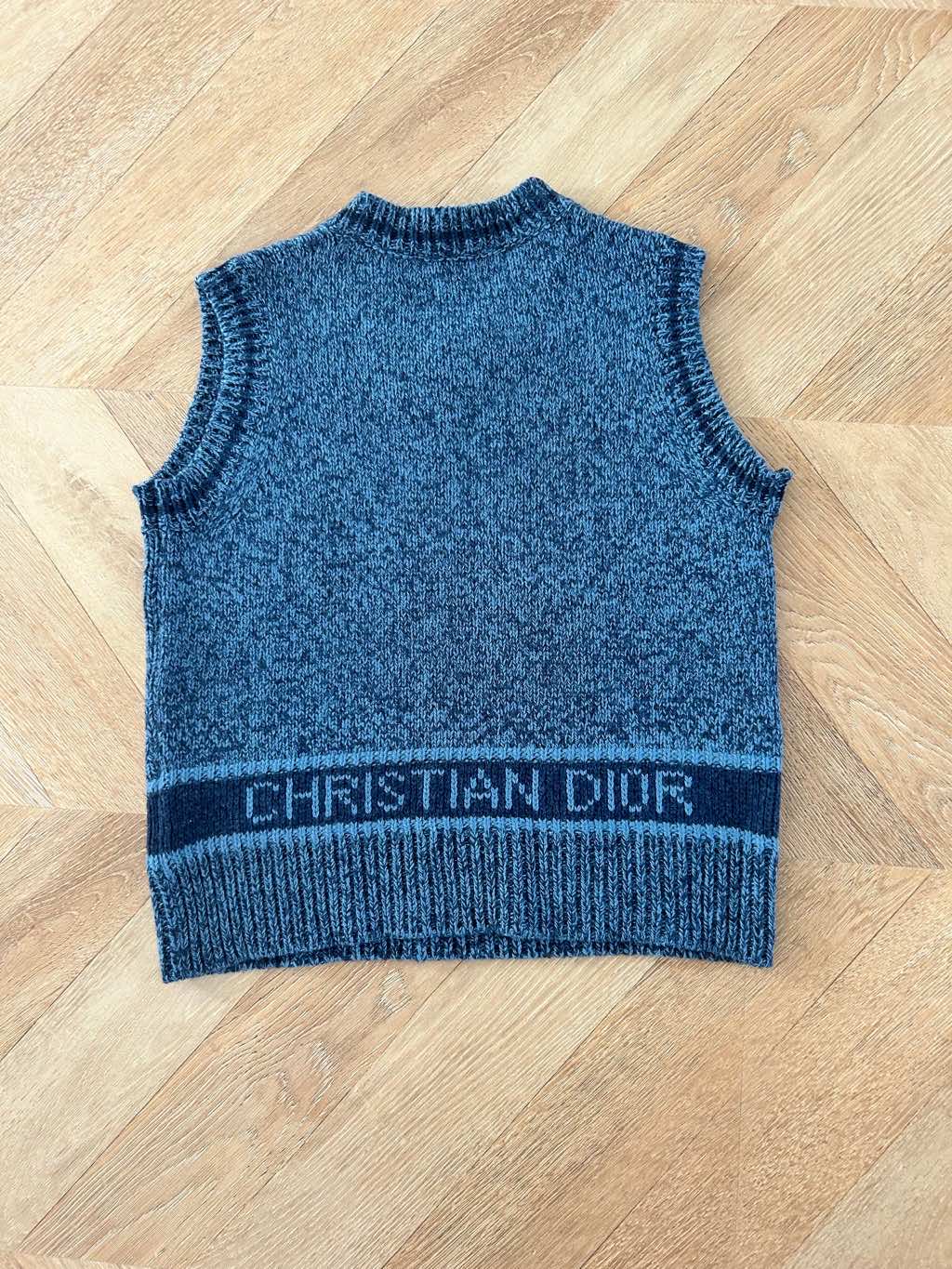Dior Blue sleeveless sweater  - Image 6
