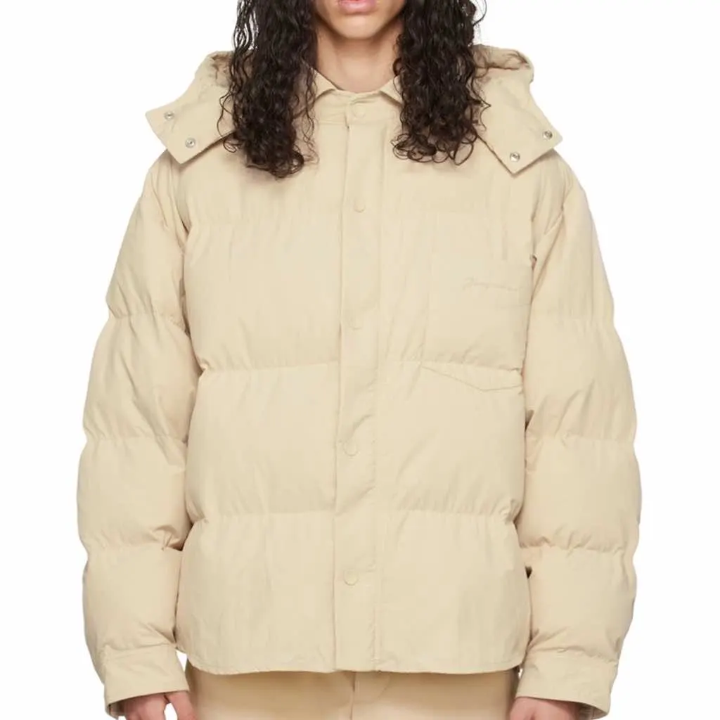 Jacquemus La chemise Beige Polyamide Never worn - Model View