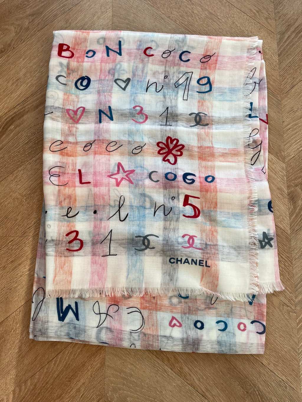 Chanel Cashmere and silk scarf - 4